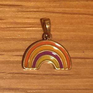 Jenny Bird Gold Rainbow (Over It) Charm